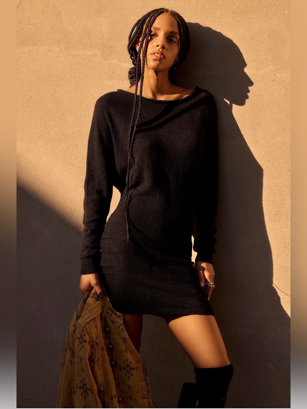 🦋Free People Sweater Mini Dress